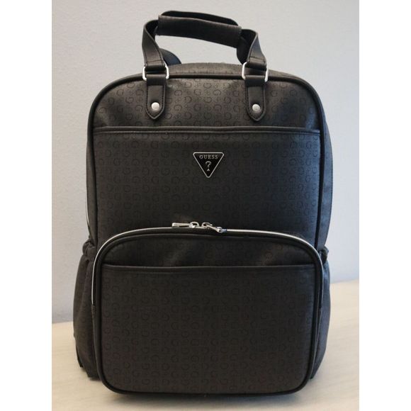 Guess S7964902 Unisex Coal Allover G Print PU Leather Lottie Travel Backpack $39 - Picture 1 of 10